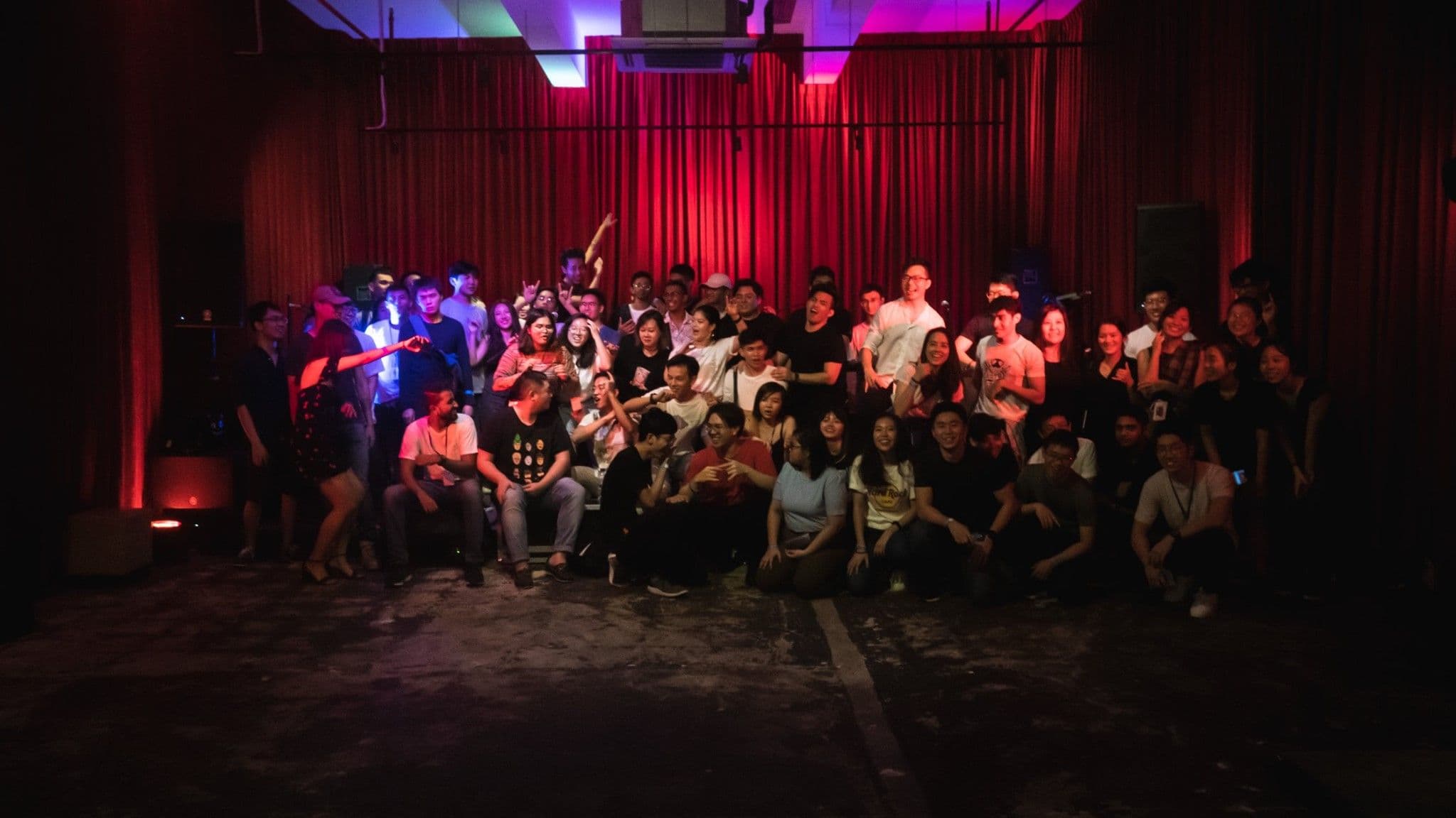 Customary post-concert group photo